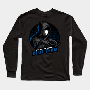 Blue Team | Hacker Design Long Sleeve T-Shirt